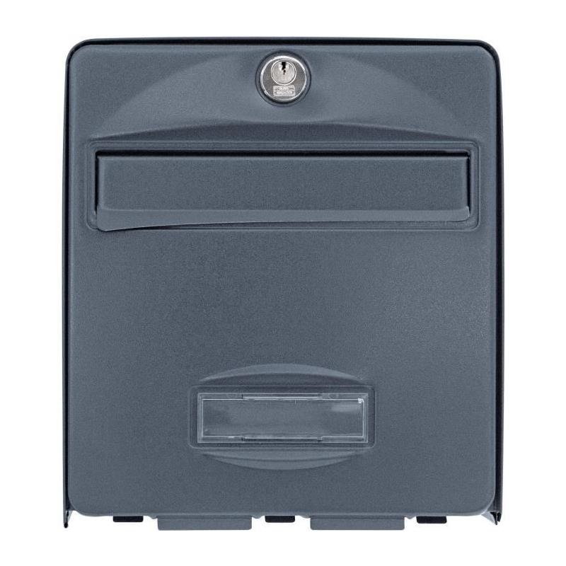 Boîte aux lettres BALTHAZAR 2 Portes - Sur pied - Anthracite - Acier galvanisé