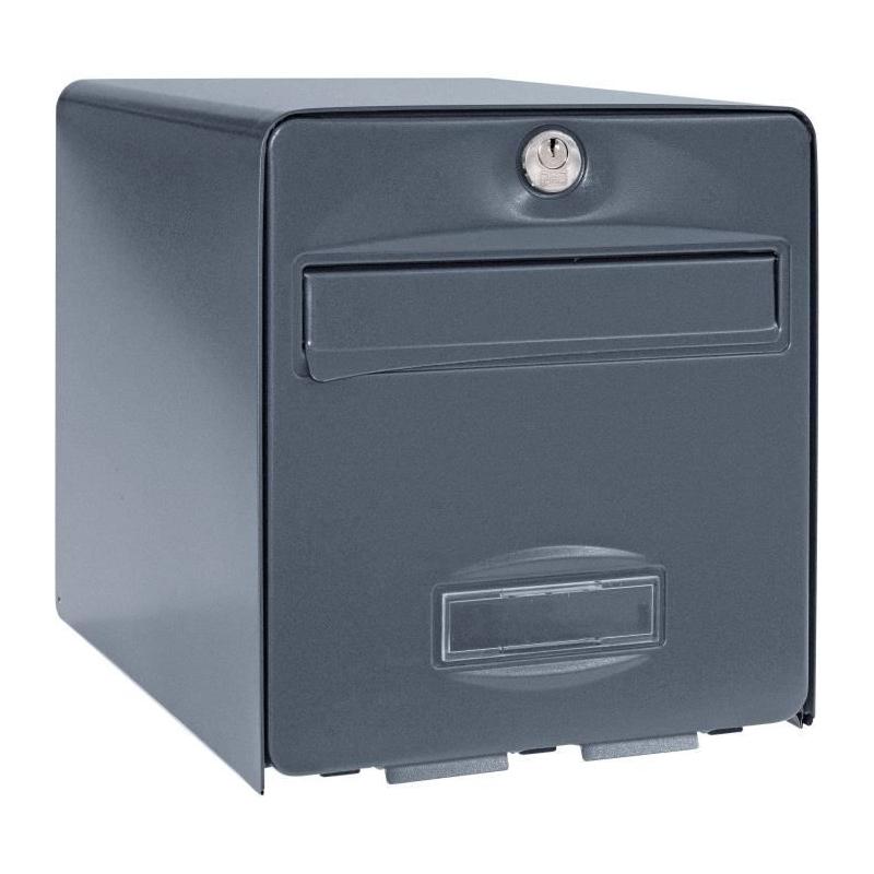 Boîte aux lettres BALTHAZAR 2 Portes - Sur pied - Anthracite - Acier galvanisé