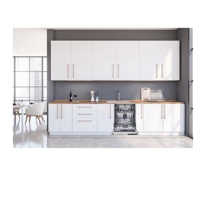 Lave-vaisselle encastrable Continental Edison 12 couverts - Blanc