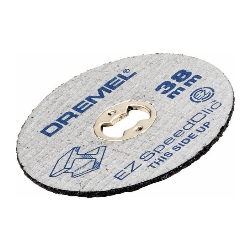 Lot de 12 Disques DREMEL EZ SpeedClic pour Tronçonnage/Découpe Métaux - ø 38mm