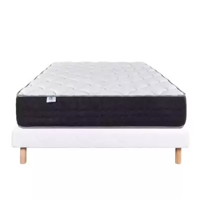 Ensemble matelas + sommier SERENITE 140x190 cm - Ferme - Plus responsable