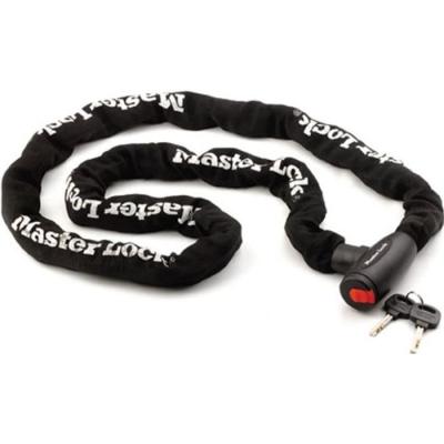 Chaîne Antivol Moto MASTER LOCK - 2 m - Idéale pour Motos et Scooters