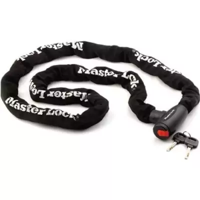 Chaîne Antivol Moto MASTER LOCK - 2 m - Idéale pour Motos et Scooters