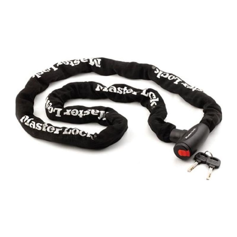 Chaîne Antivol Moto MASTER LOCK - 2 m - Idéale pour Motos et Scooters