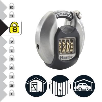 Cadenas Disque Excell 70mm en Acier Inoxydable - Master Lock M40EURDNUM