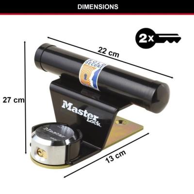 Antivol pour porte de garage basculante - MASTER LOCK - Barre de sécurité renforcée