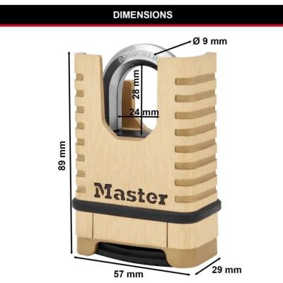Cadenas Haute Sécurité MASTER LOCK - Ultra Résistant