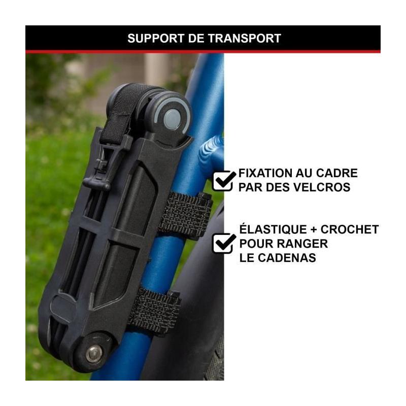 Antivol Vélo Pliable MASTER LOCK - Sécurité en Acier Trempé