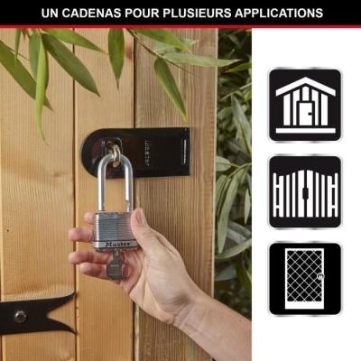 Cadenas Haute Sécurité MASTER LOCK M115EURTRILF - Anti-rouille - Anse M