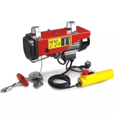 Palan électrique MECAFER P200 - 200kg - Télécommande - Compact
