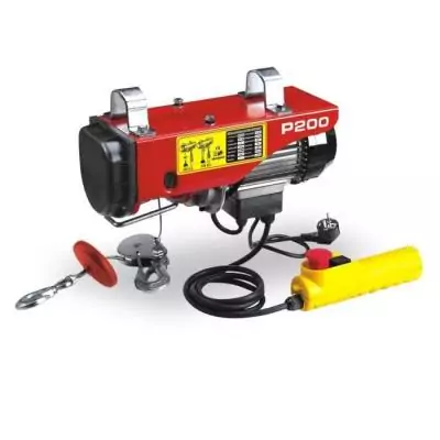 Palan électrique MECAFER P200 - 200kg - Télécommande - Compact