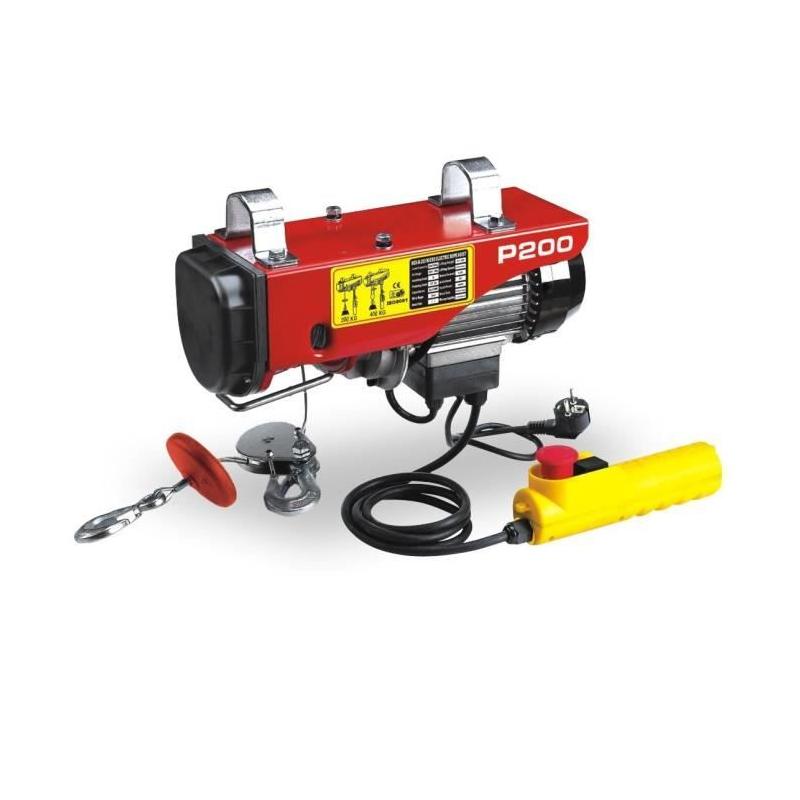 Palan électrique MECAFER P200 - 200kg - Télécommande - Compact
