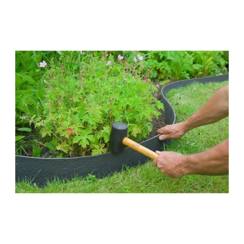 Bordure de jardin noire 5mm - Dimension 0,12x12m