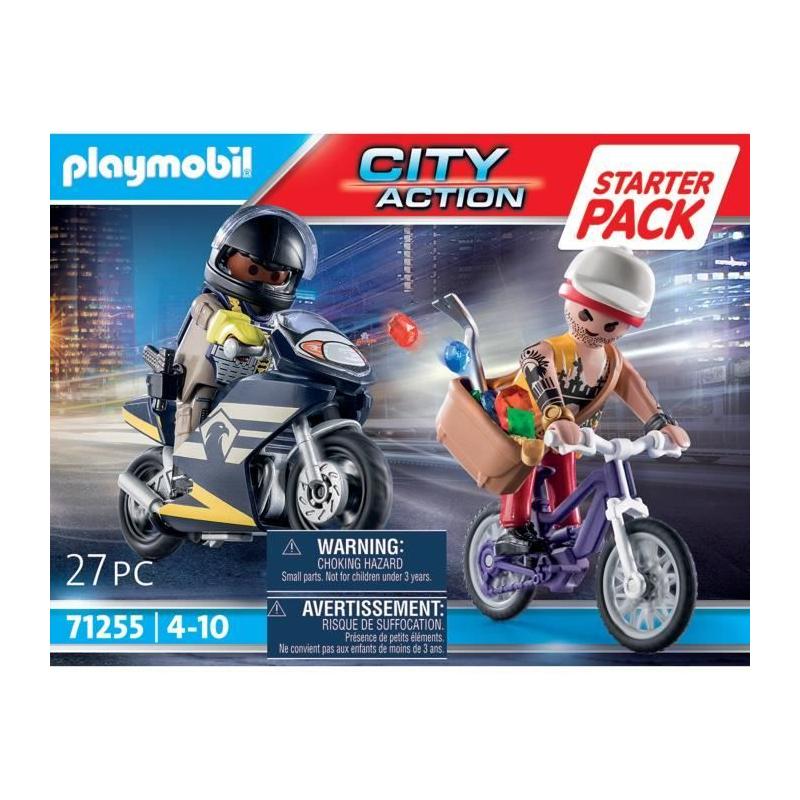 Starter Pack Agent et Voleur PLAYMOBIL 71255 - Pour des heures de jeu palpitantes !