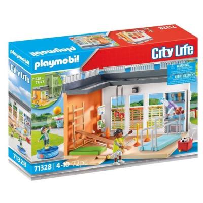Amusez-vous avec la salle de sport PLAYMOBIL 71328 - Univers scolaire