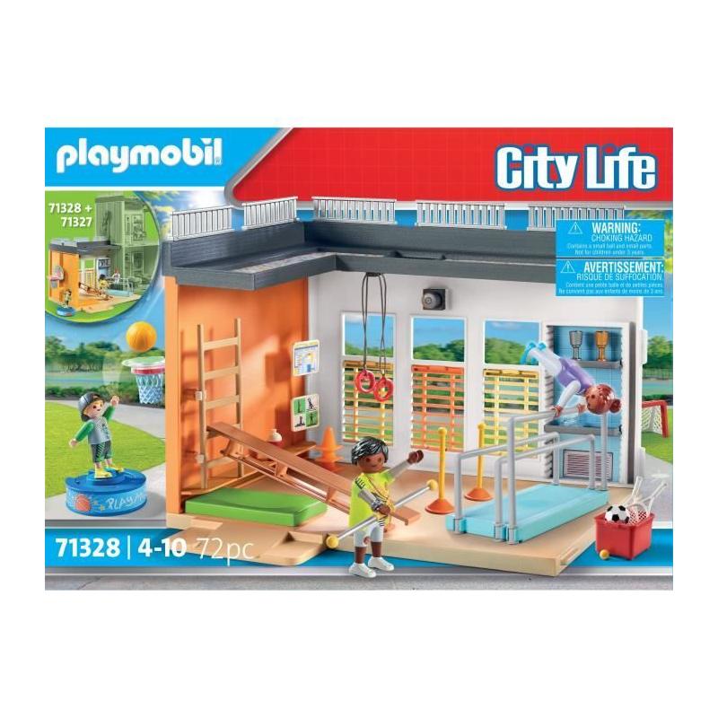 Amusez-vous avec la salle de sport PLAYMOBIL 71328 - Univers scolaire