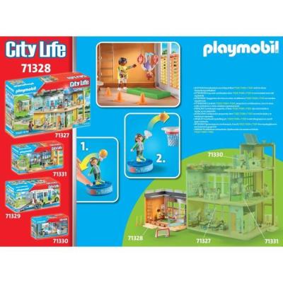 Amusez-vous avec la salle de sport PLAYMOBIL 71328 - Univers scolaire