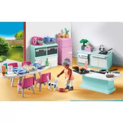 Découvrez la Cuisine avec îlot central Playmobil 71608 !