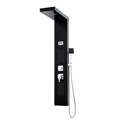 Colonne de douche Hydromassante TORQUAY - Finition noire