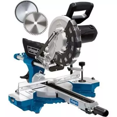 Scie à onglet radiale SCHEPPACH 255mm - 2000W - 2 lames carbure