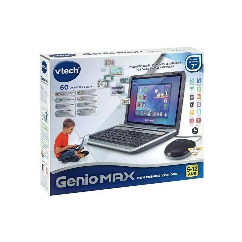 Ordinateur pour enfant VTECH GENIO MAX (écran 7) avec 10 jeux sur les métiers - Mixte - 5 a 12 ans