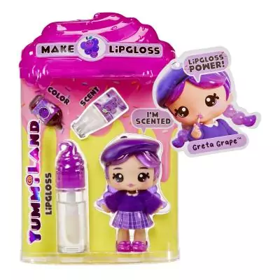 MGA Entertainment Yummiland Lipgloss Doll- Greta Grape