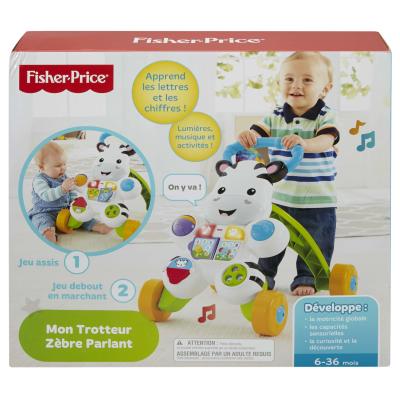 Fisher-Price Mon Trotteur Zèbre Parlant