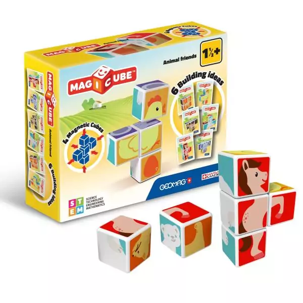 Giochi Preziosi MAGICUBE - ANIMAUX AMIS (4 Cubes)