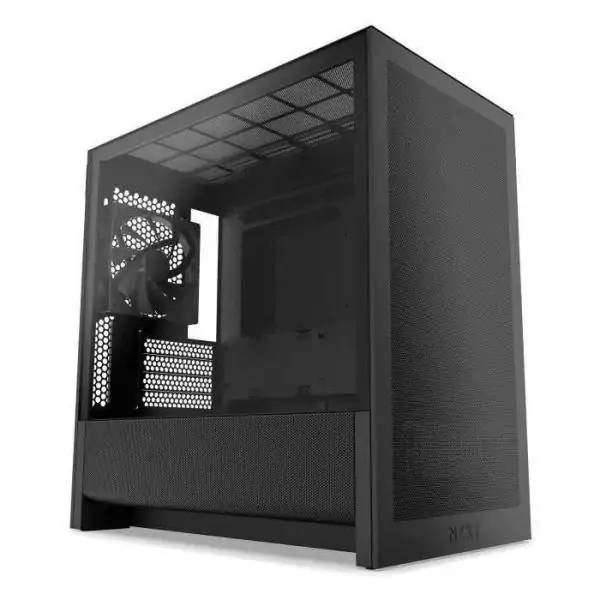 Boitier moyen-tour micro-ATX - NZXT - CC-H31FB-01 - H3 Flow - Airflow remarquable - Noir - GPU grand format