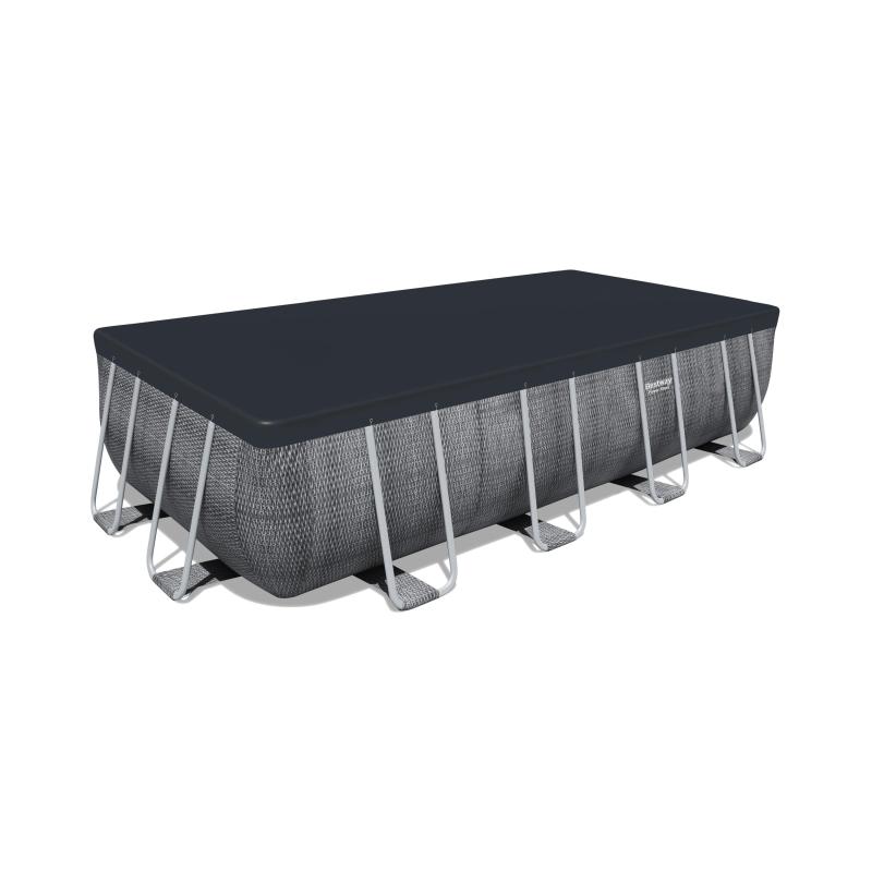 Bestway 56998 piscine hors sol Rectangle 14812 L Gris
