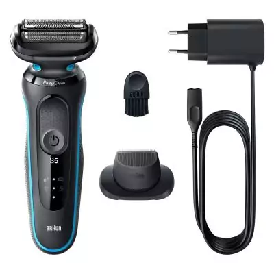 Braun Series 5 51-M1200s rasoir pour homme Rasoir à grille Tondeuse Noir, Bleu