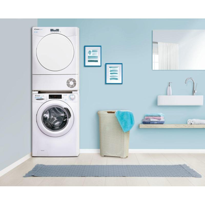 Candy EYE H8A2L-S sèche-linge Pose libre Charge avant 8 kg A++ Blanc
