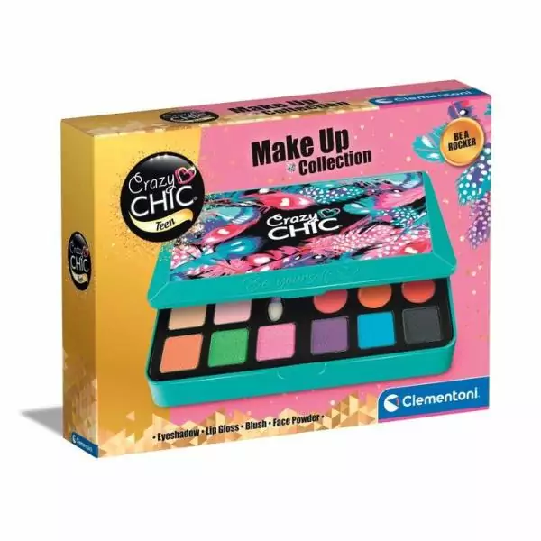 Clementoni Crazy Chic Palette de maquillage - Be Yourself, Be a Rocker
