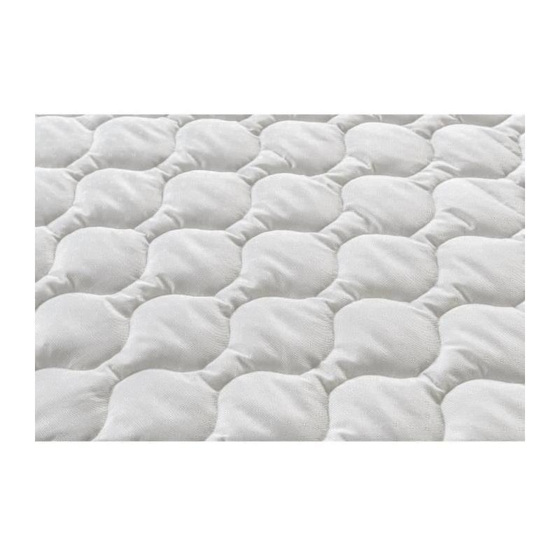 Ensemble matelas + sommiers 2 x 90 x 200cm - Ressorts ensachés - Confort 7 zones - Équilibré