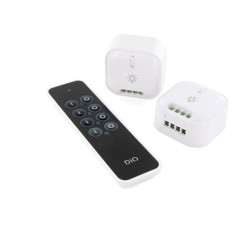 Kit 2 modules éclairage et télécommande DiO CONNECTED HOME - Contrôlez votre éclairage!