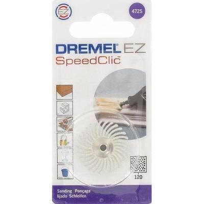Brosse abrasive de précision DREMEL S472 - 25mm - Grain 120