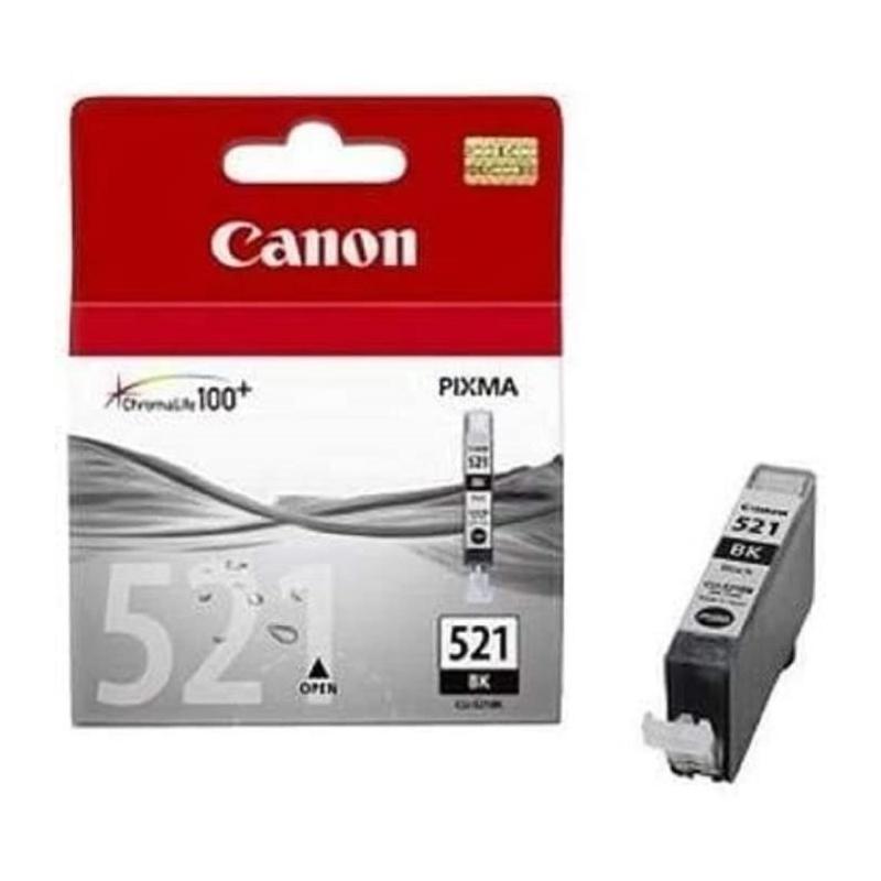 Cartouche d'encre CLI-521 BK Noir Photo Pour Canon