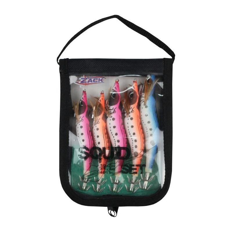 Kit 5 Turluttes ZACK - Leurre de pêche 