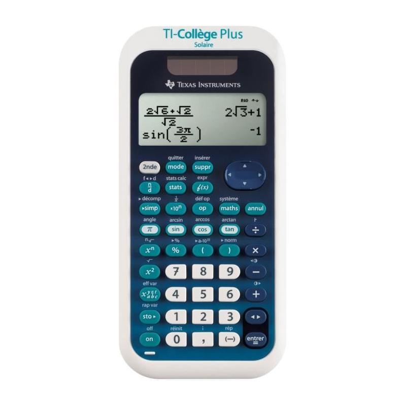 Calculatrice TEXAS INSTRUMENTS TI-College Plus Solaire