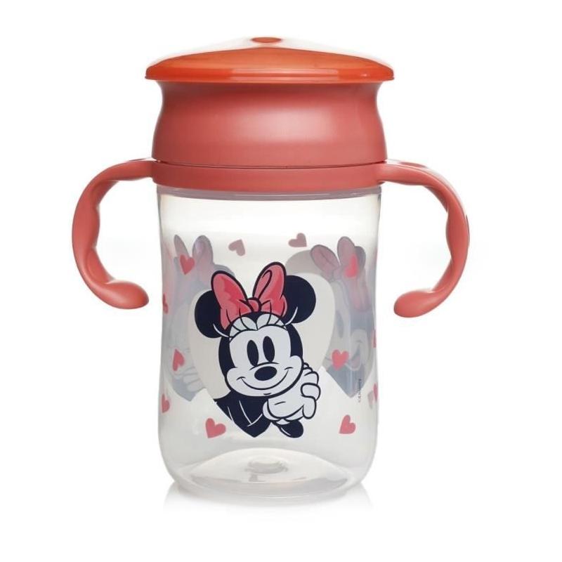 Tasse d'apprentissage 360° Minnie avec disque anti-fuite