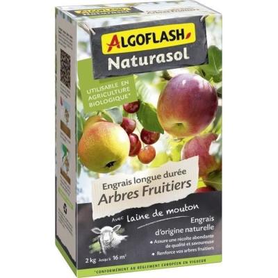 Engrais fruitiers durable: ALGOFLASH NATURASOL 2kg