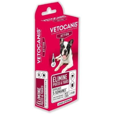 Traitement antiparasitaire Pipette pour petit chien - VETOCANIS