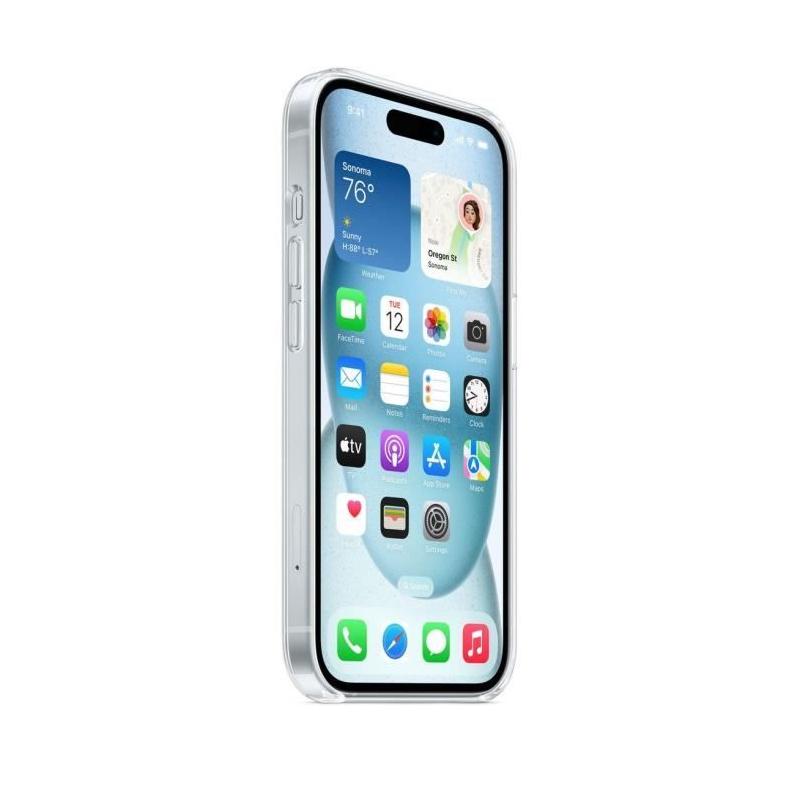 Coque iPhone 15 transparente avec MagSafe
