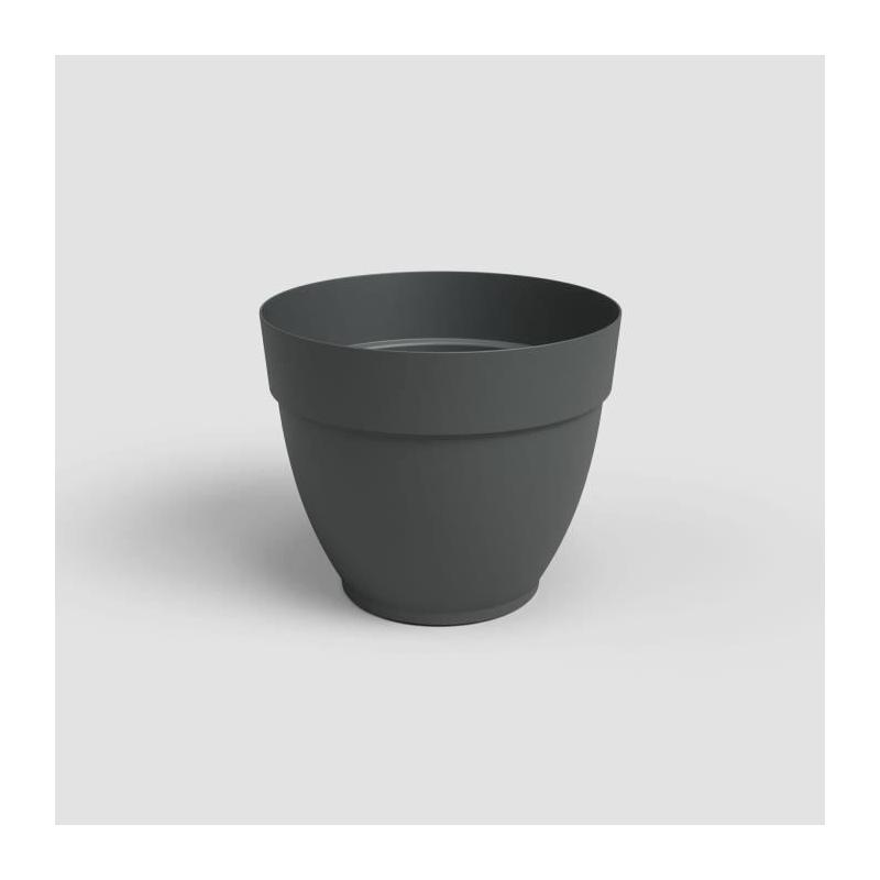 POT DE FLEUR 30CM ANTHRACITE CAPRI CAMAPANA