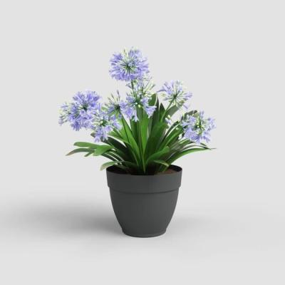 POT DE FLEUR 30CM ANTHRACITE CAPRI CAMAPANA
