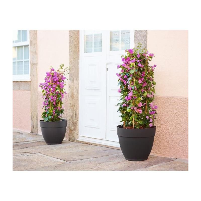POT DE FLEUR 30CM ANTHRACITE CAPRI CAMAPANA