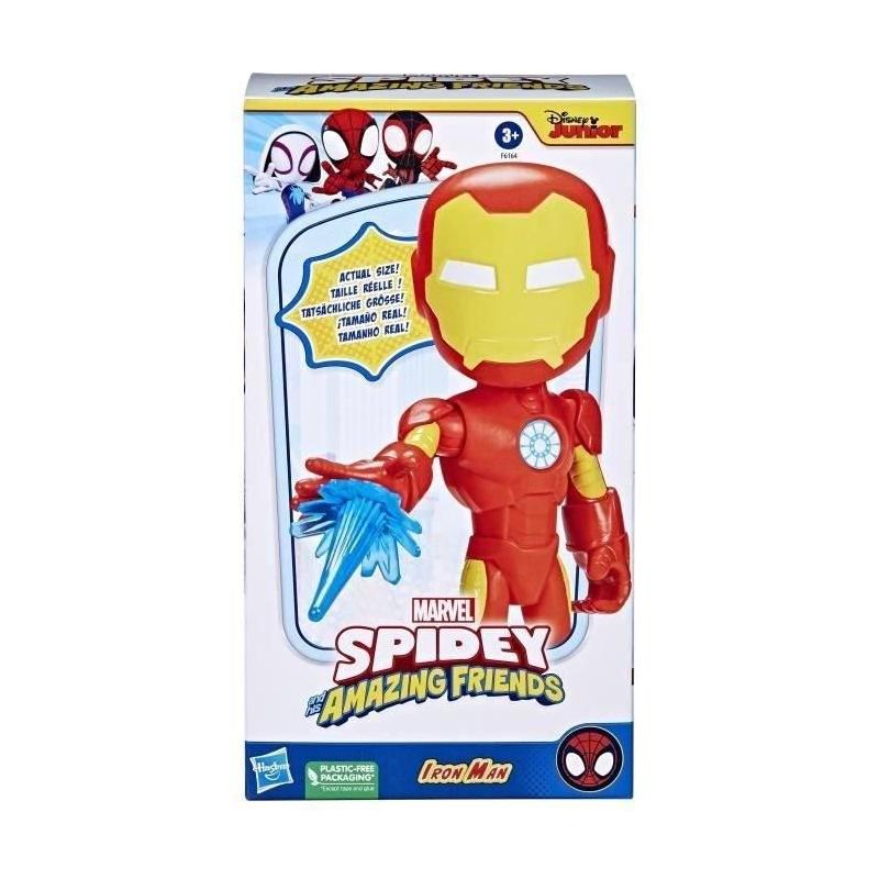 Figurine Iron Man 22 cm pour enfants dès 3 ans - Hasbro Marvel Spidey et Ses Amis Extraordinaires