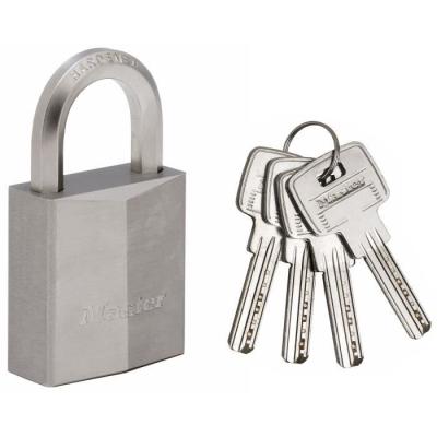 Cadenas en laiton nickelé 40mm - Haute sécurité - 4 clés - MASTER LOCK