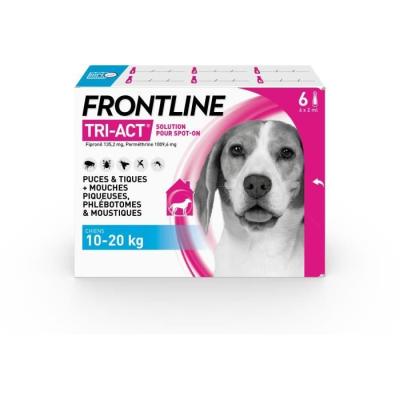 Pipettes FRONTLINE Tri-Act M pour chiens 10-20 kg