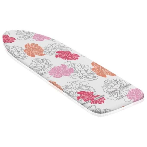 Housse table a repasser Leifheit Cotton Comfort M 71602, rembourrage en molleton de 3 mm, pour planche a repasser max. 125 x 40